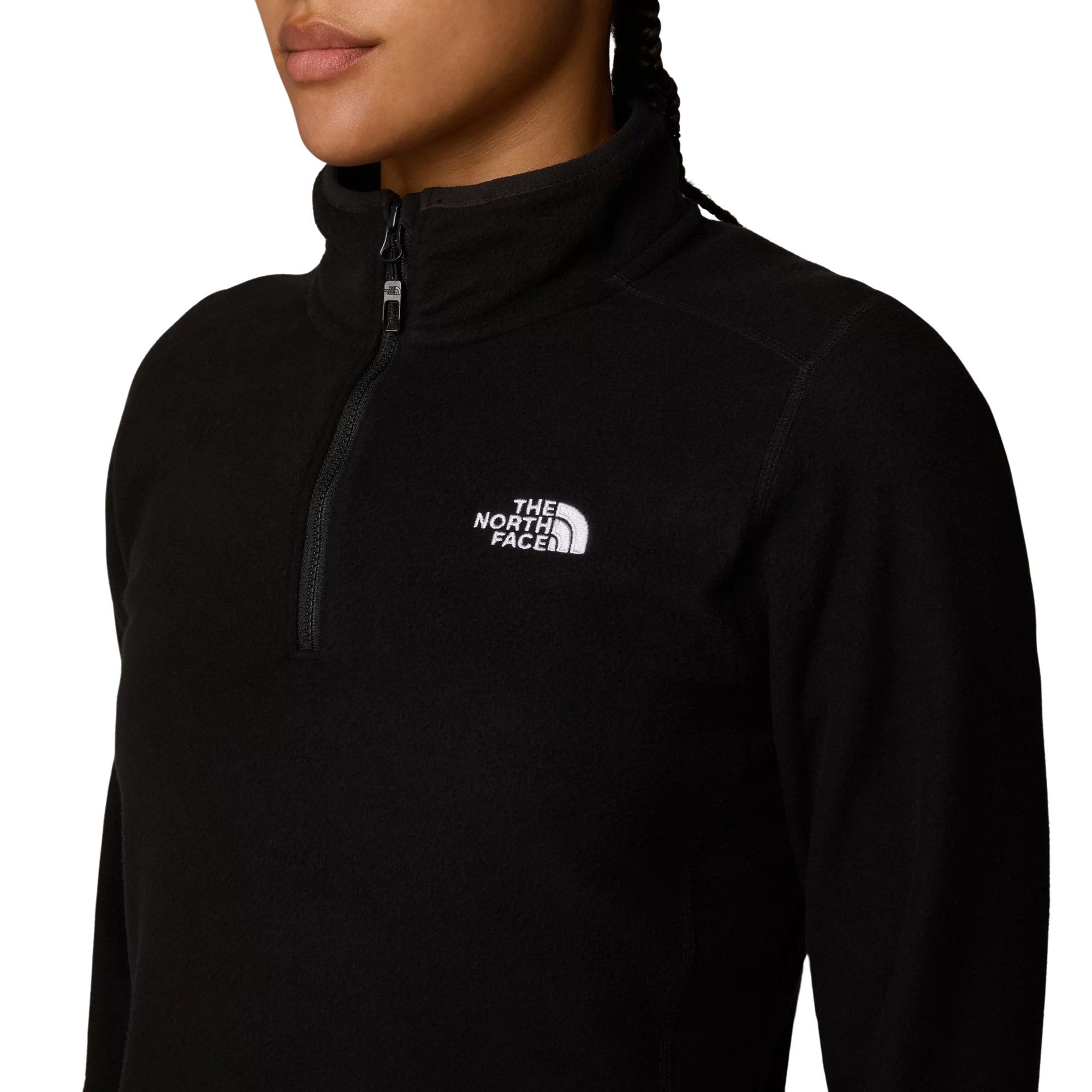 The North Face 100 Glacier 1/4 Zip Fleece Sweater Women | Plutosport